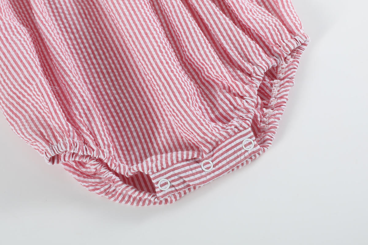 Strawberry Smock Romper