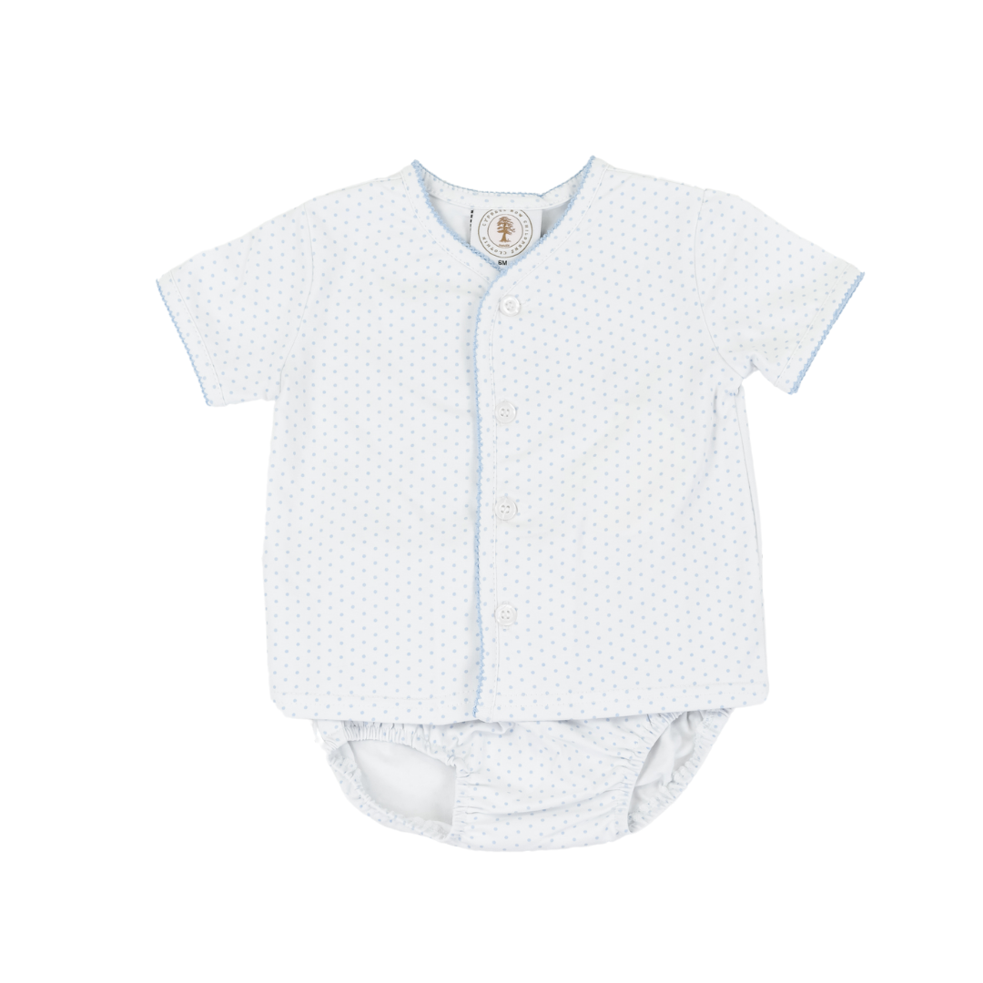 Blue Dot Diaper Set