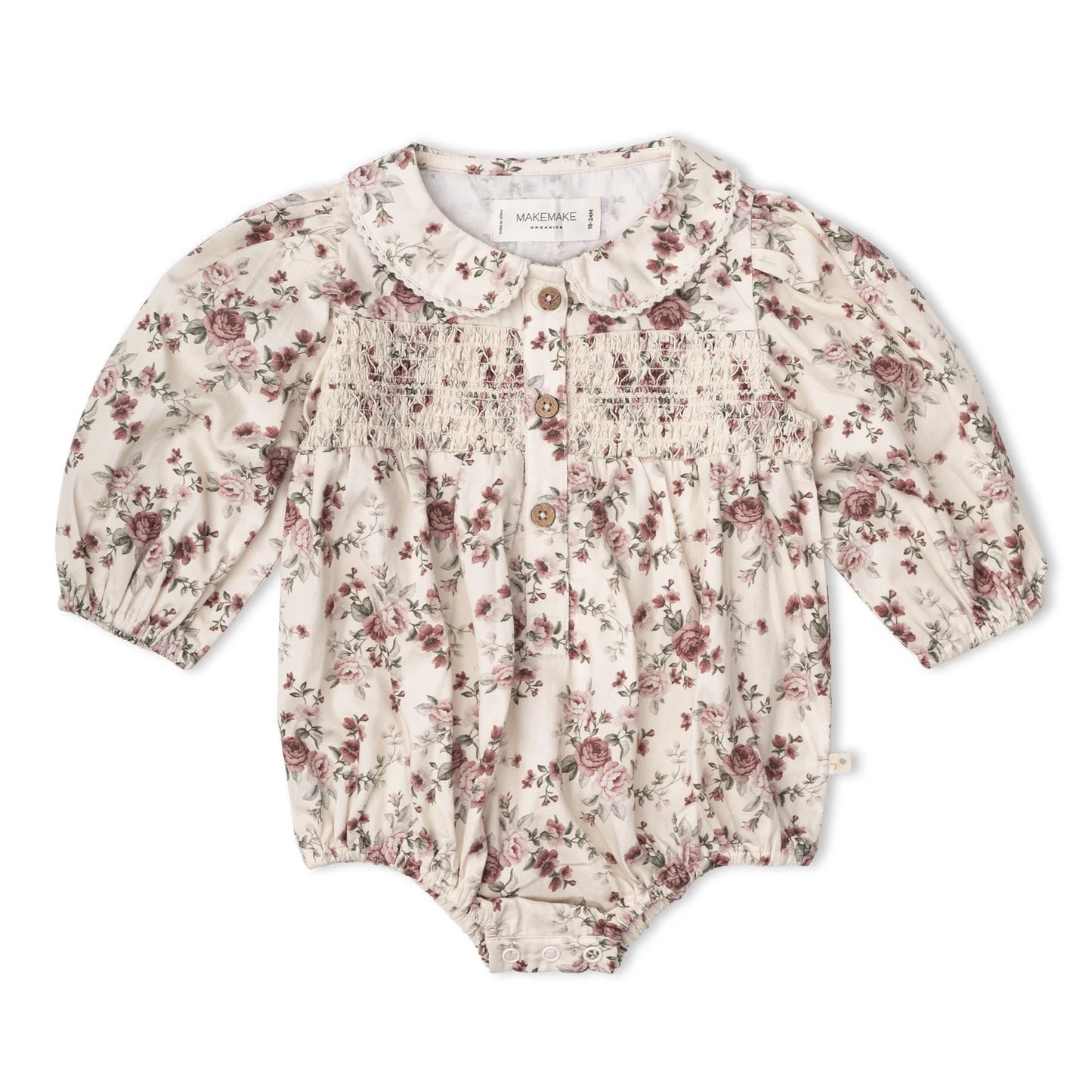 Wildrose Organic Smocked Bubble