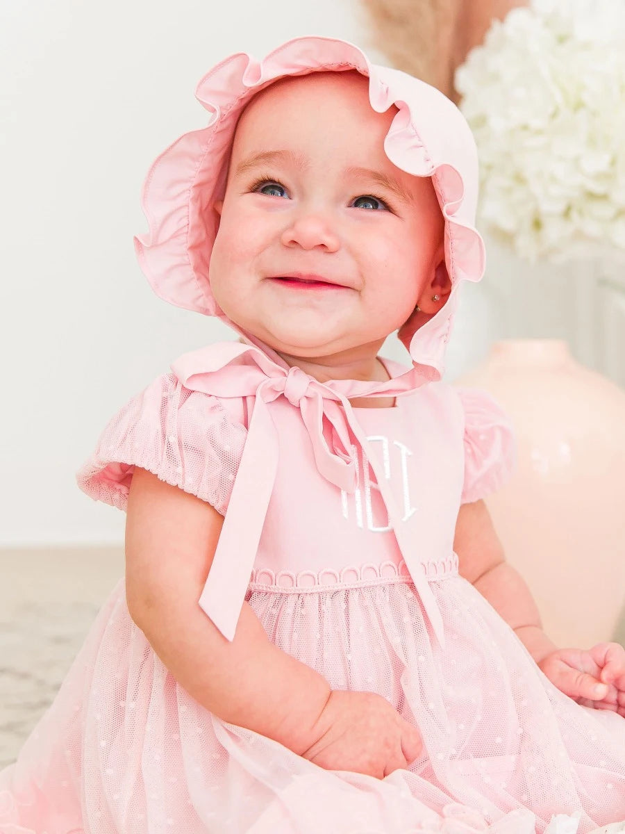 Pink Tulle Dress & Bloomer