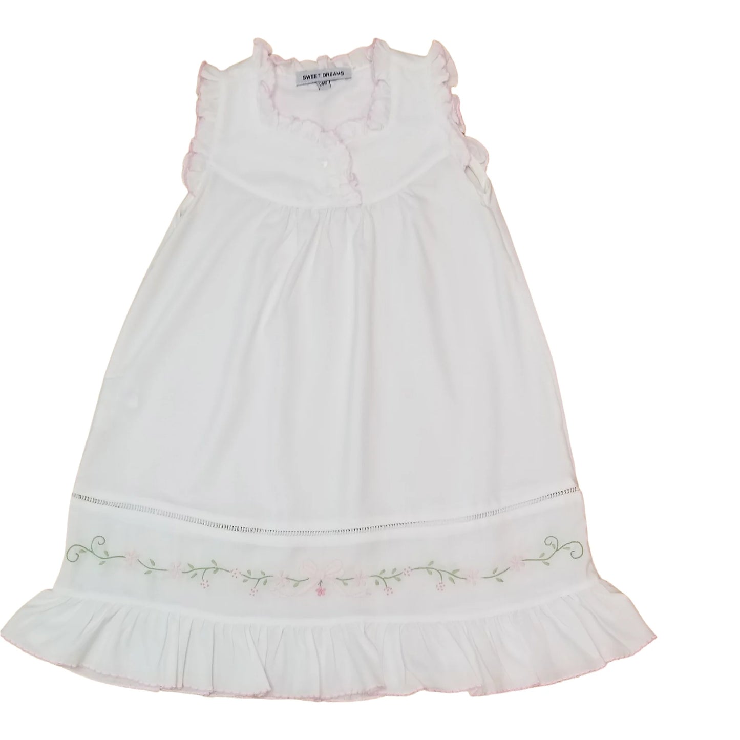 White Spring Garden Bow Gown