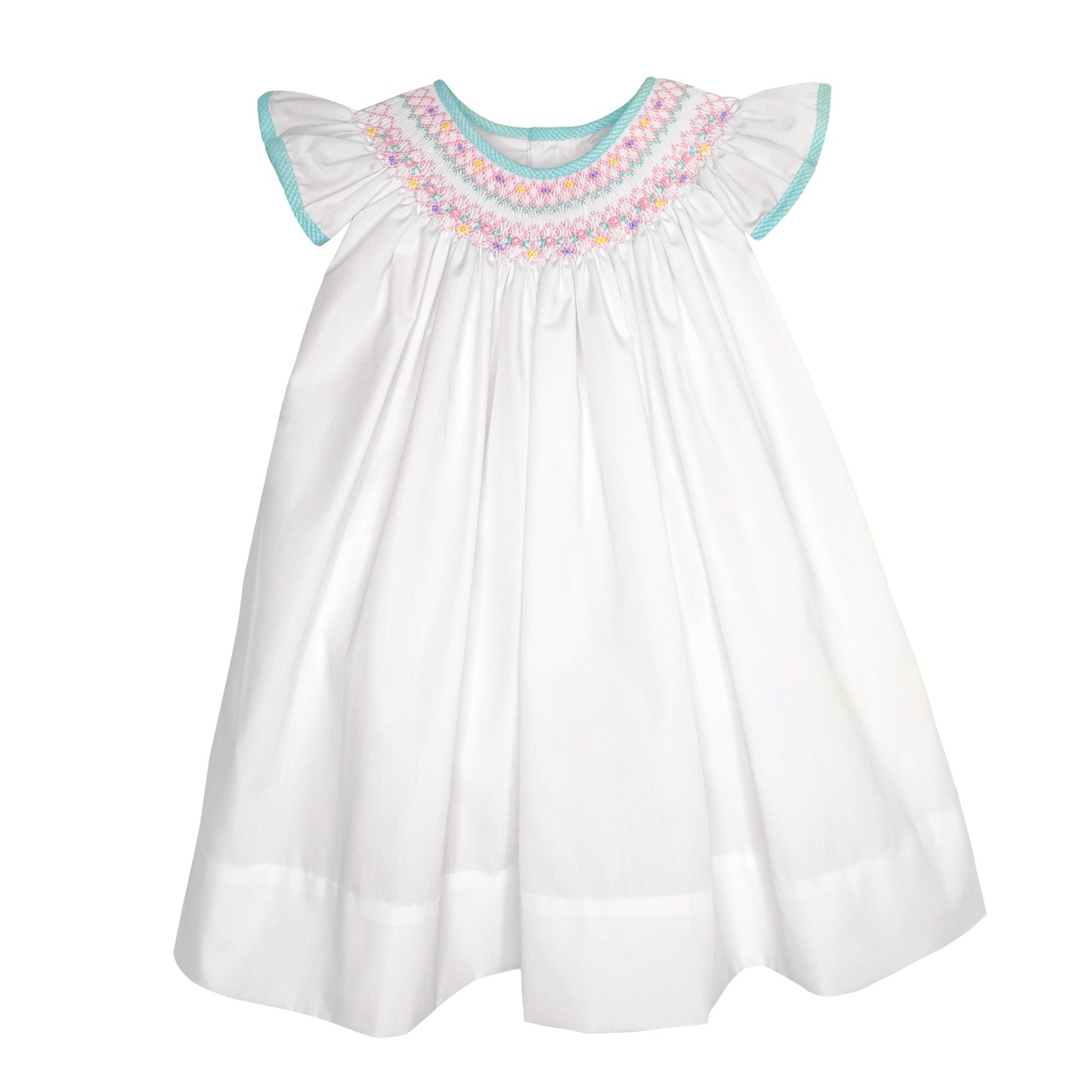 Wht Bright Smock Flutter Bishop Set