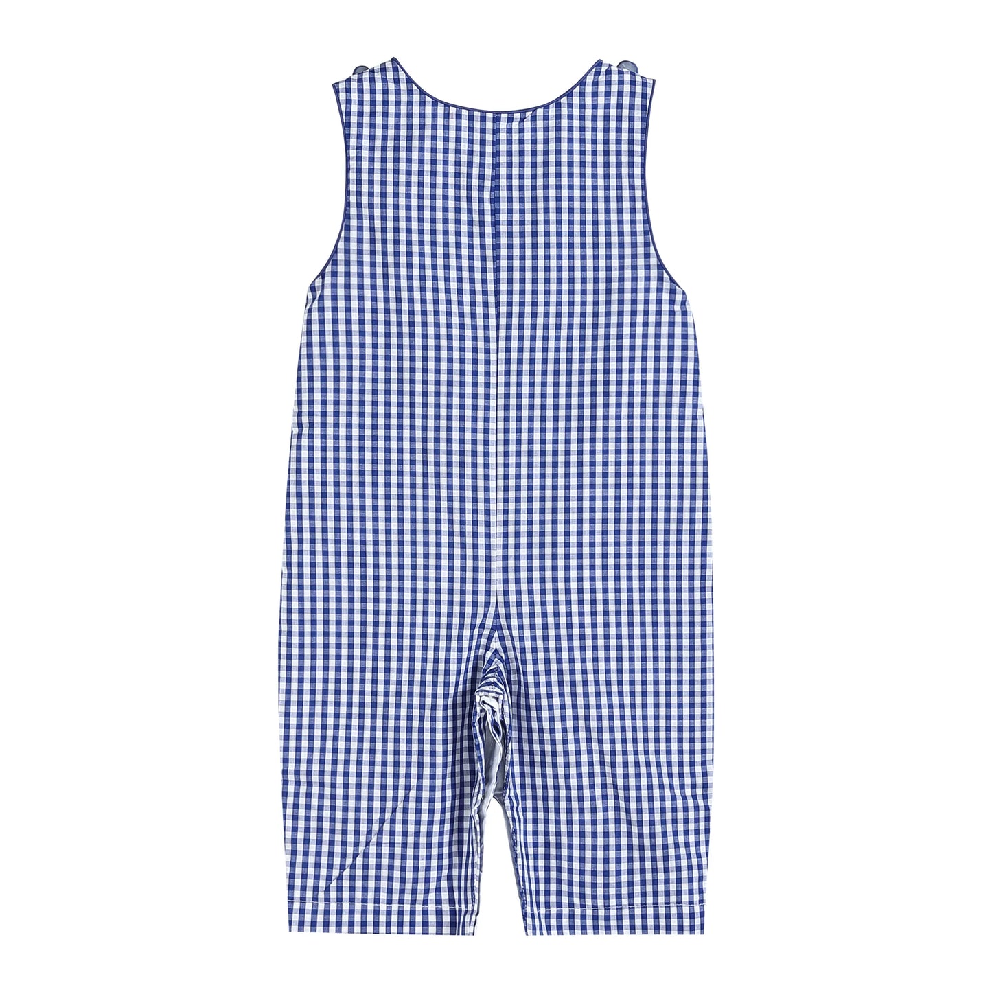 Blue Gingham Overalls