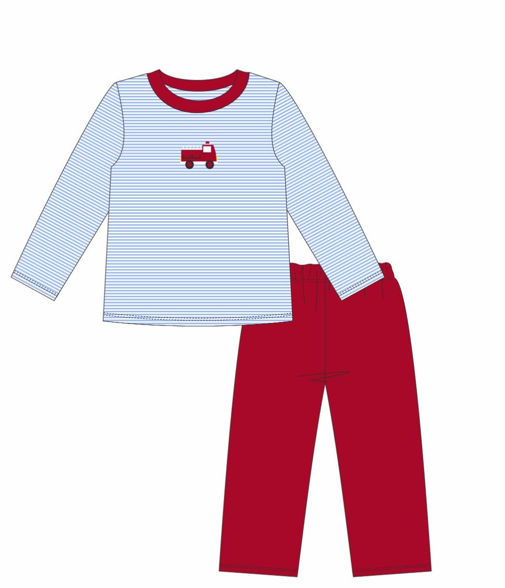 Firetruck Pant Set