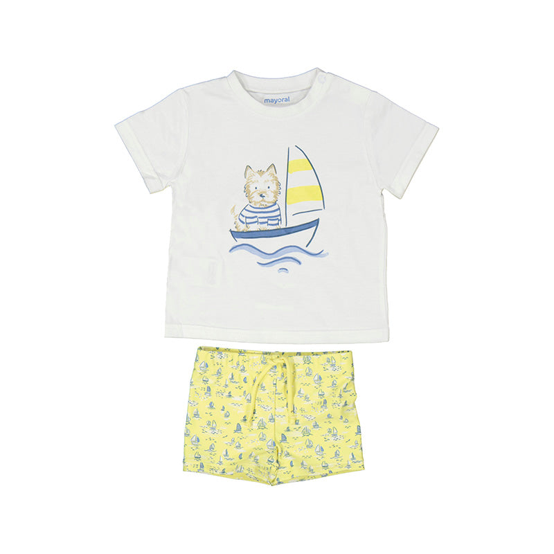 Dog Swimsuit & Tshirt Set
