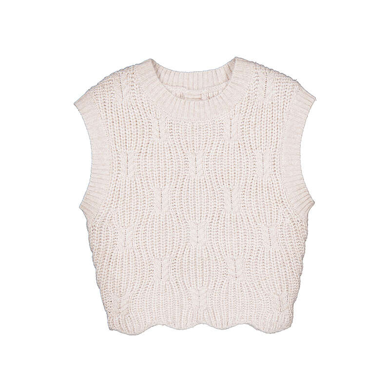 Ivory Knit Vest