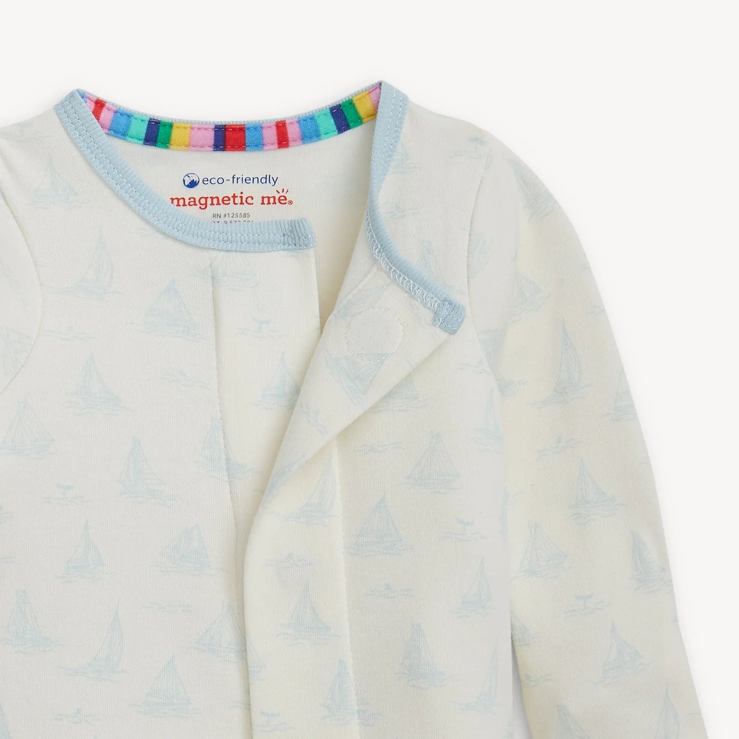Tiny Tides Bl Org Magnetic Coverall