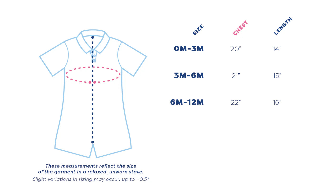 7th Inning Perf Polo Romper