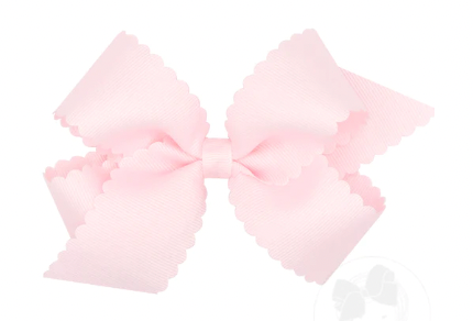 Medium Scalloped Edge Grosgrain Bow
