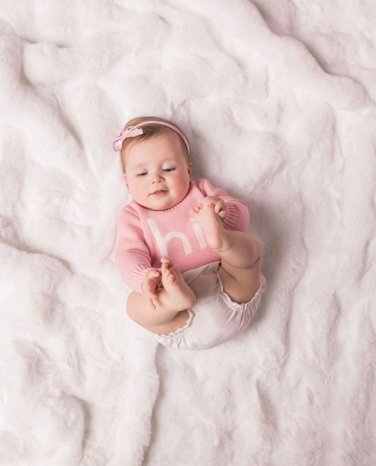 HI Baby Girl Sweater