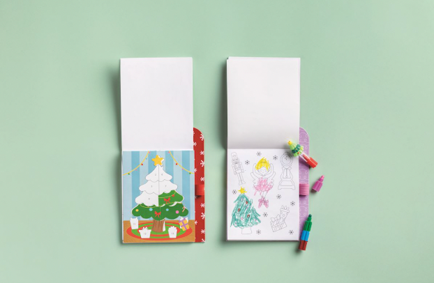 Christmas Color by Sticker Set