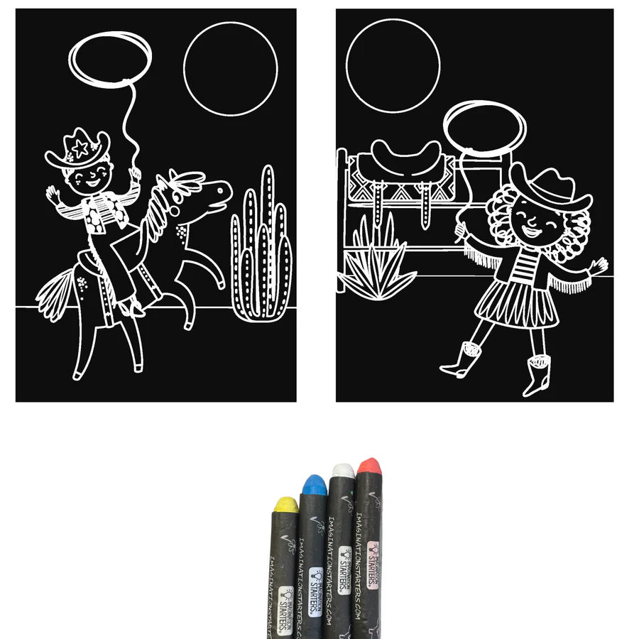 Cowboys & Cowgirls Mini Mats