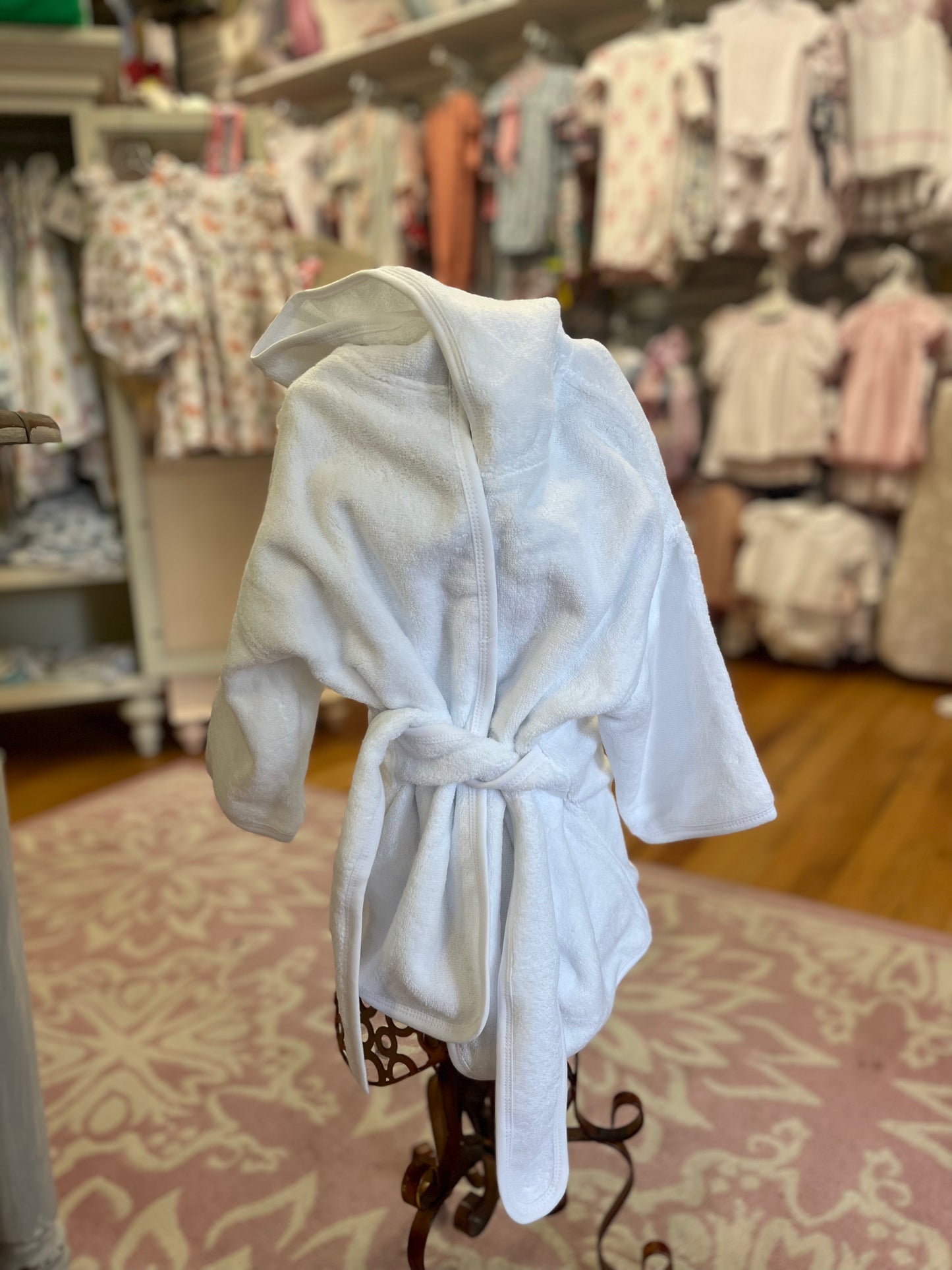 White Terry Robe