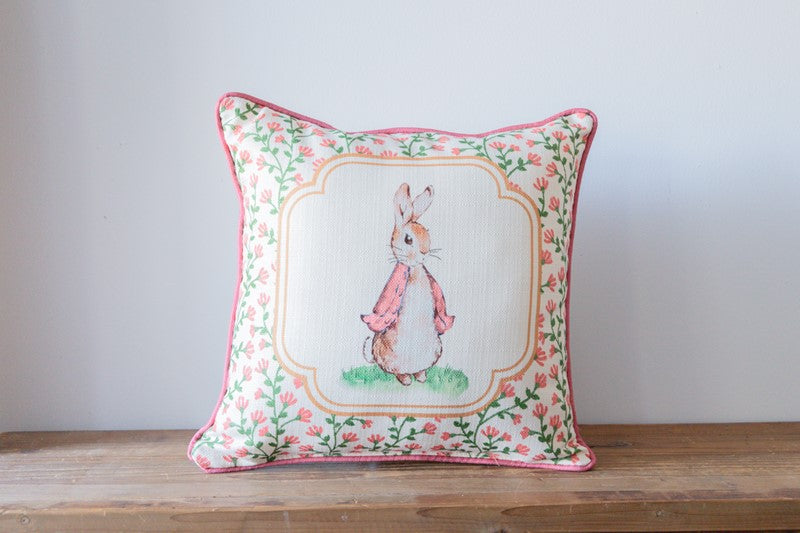 Pink Peter Rabbit Pillow