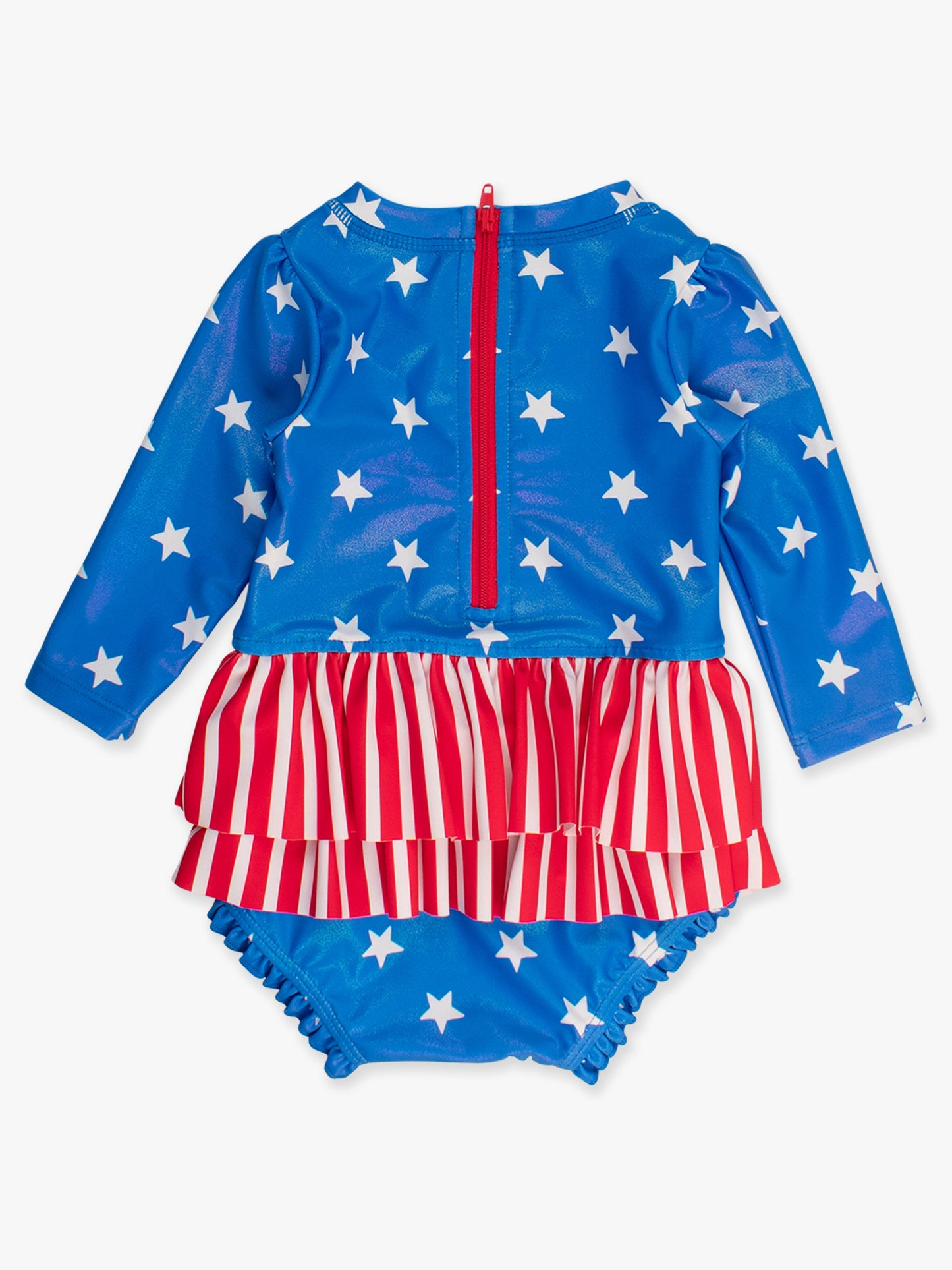 Skirted Stars & Stripes LS 1PC