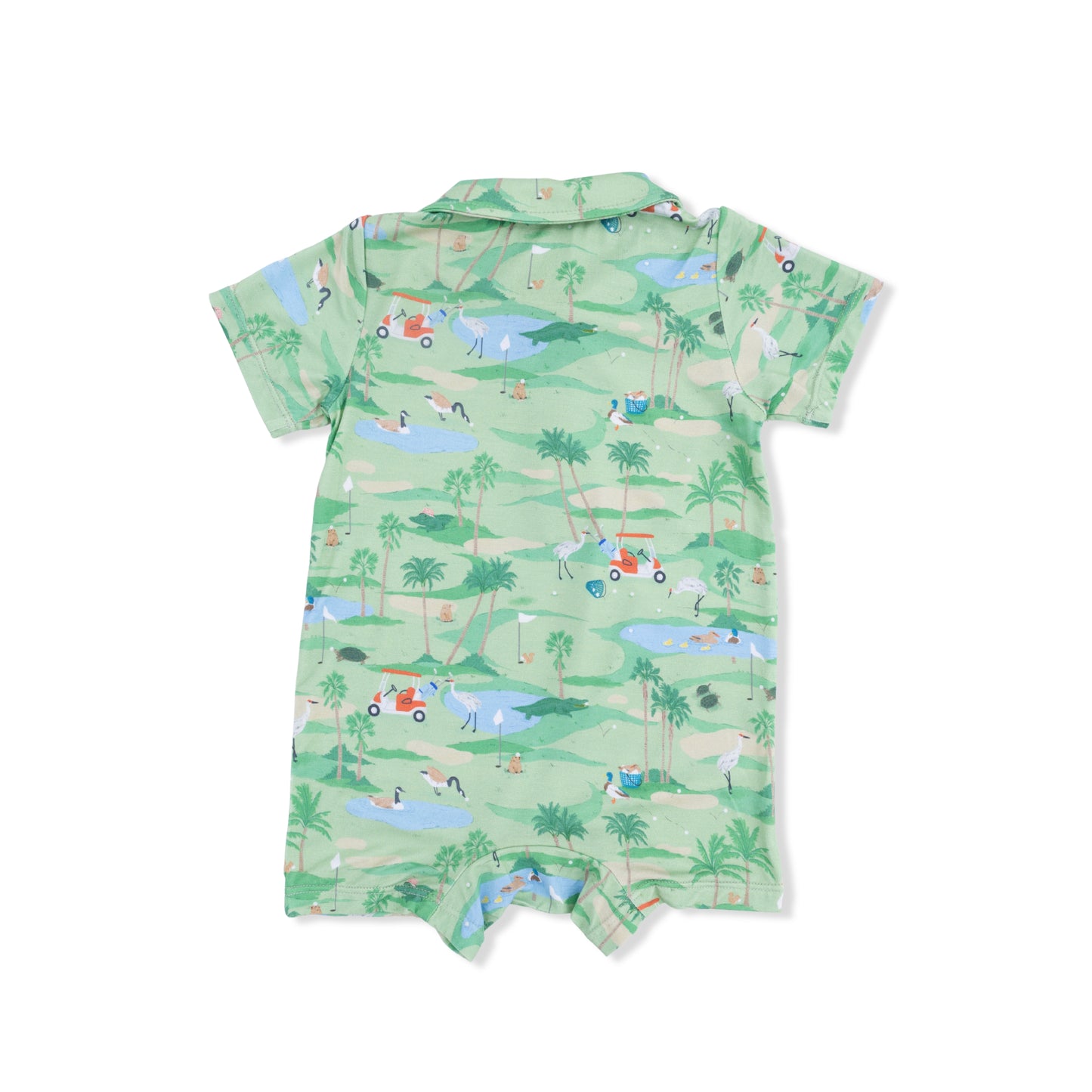 Golf Oasis Animals Polo Romper