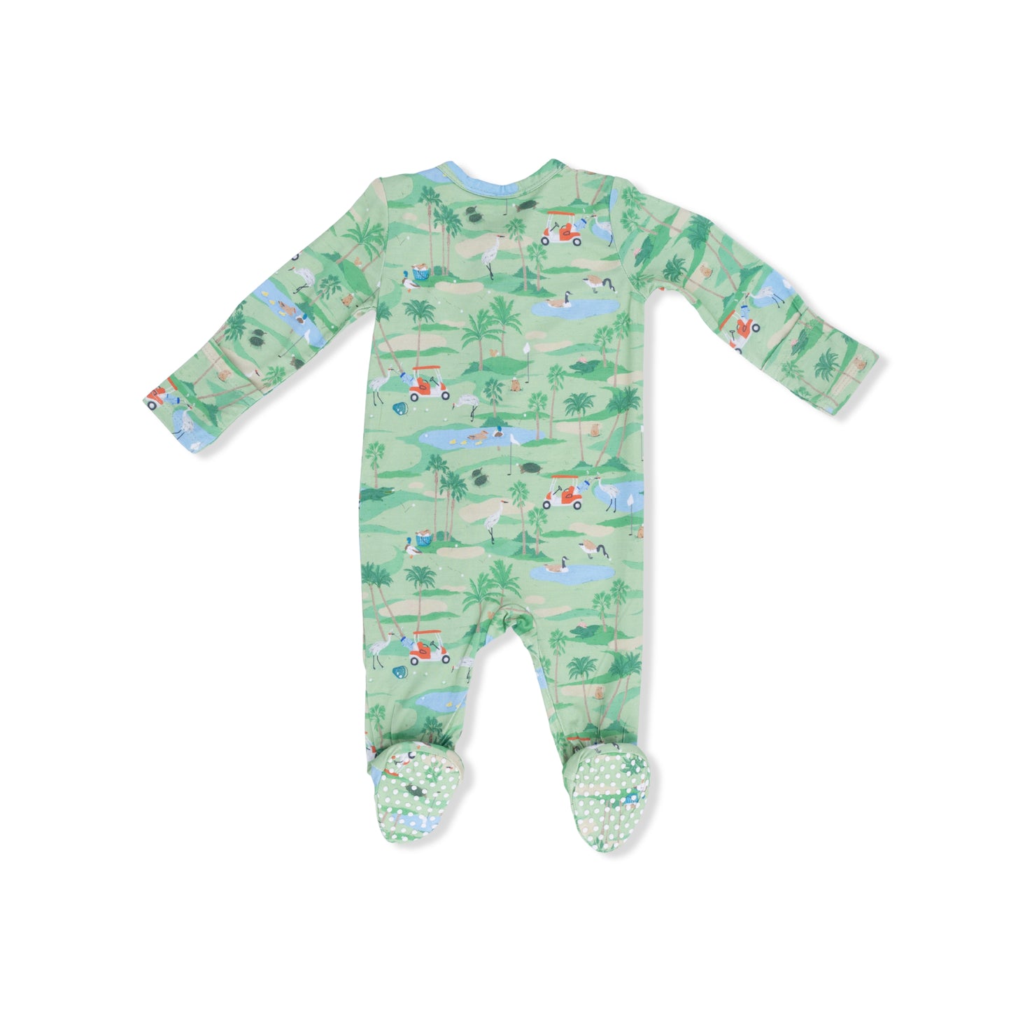 Golf Oasis Animals 2Way Zip Footie