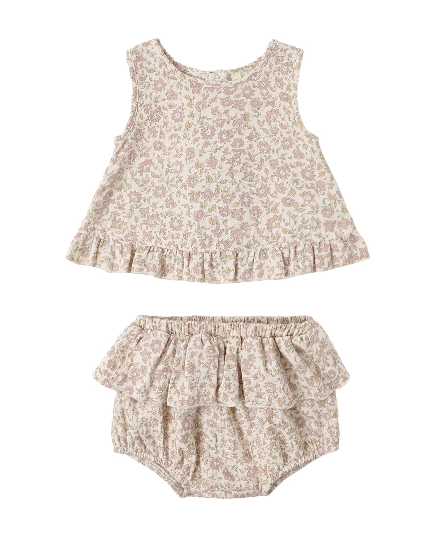 Dahlia Ruffle Top/Bloomer Set