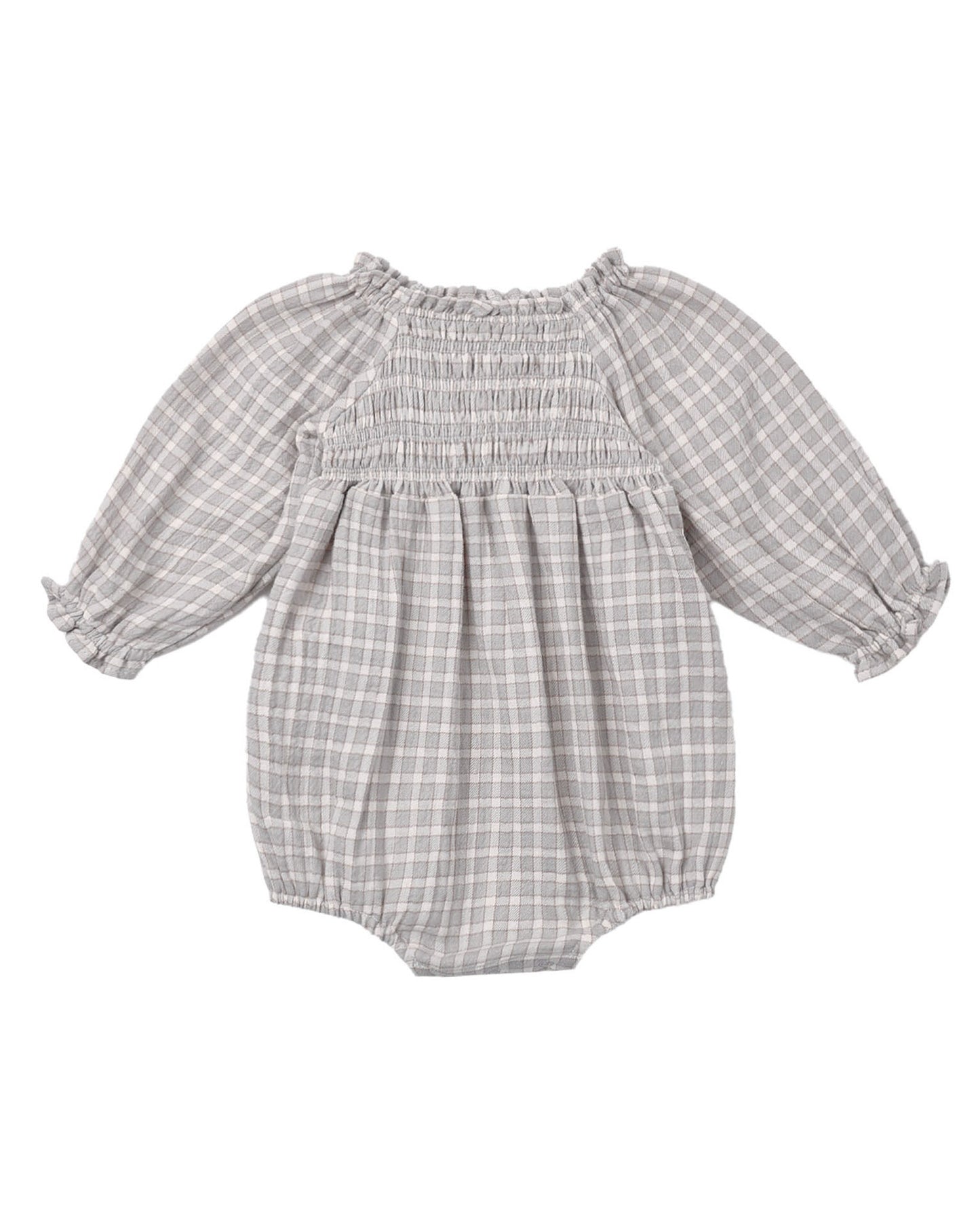 Blue Gingham Eden Romper