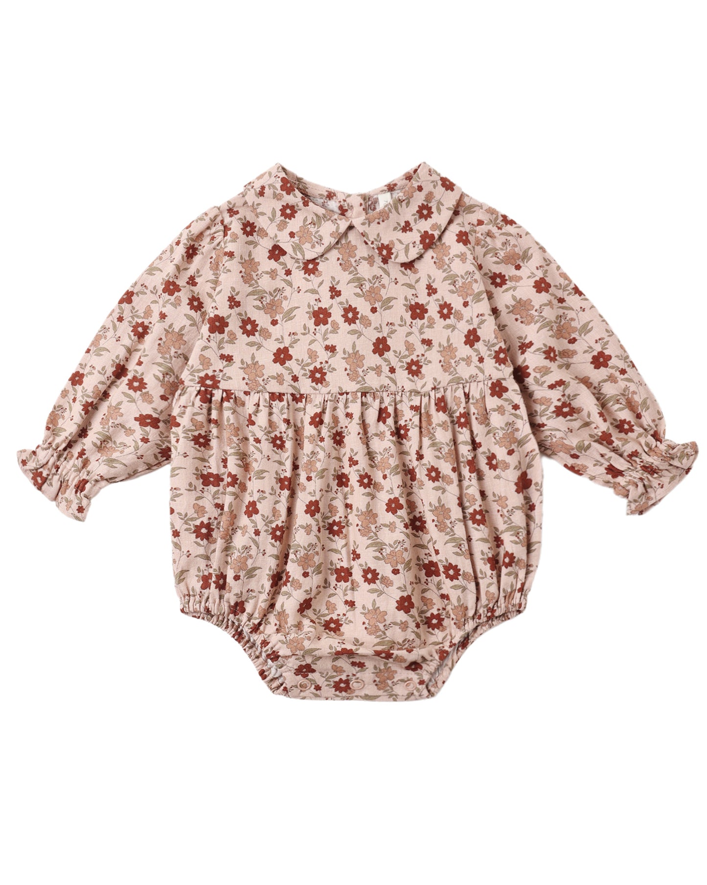 Cora Floral Pink Romper