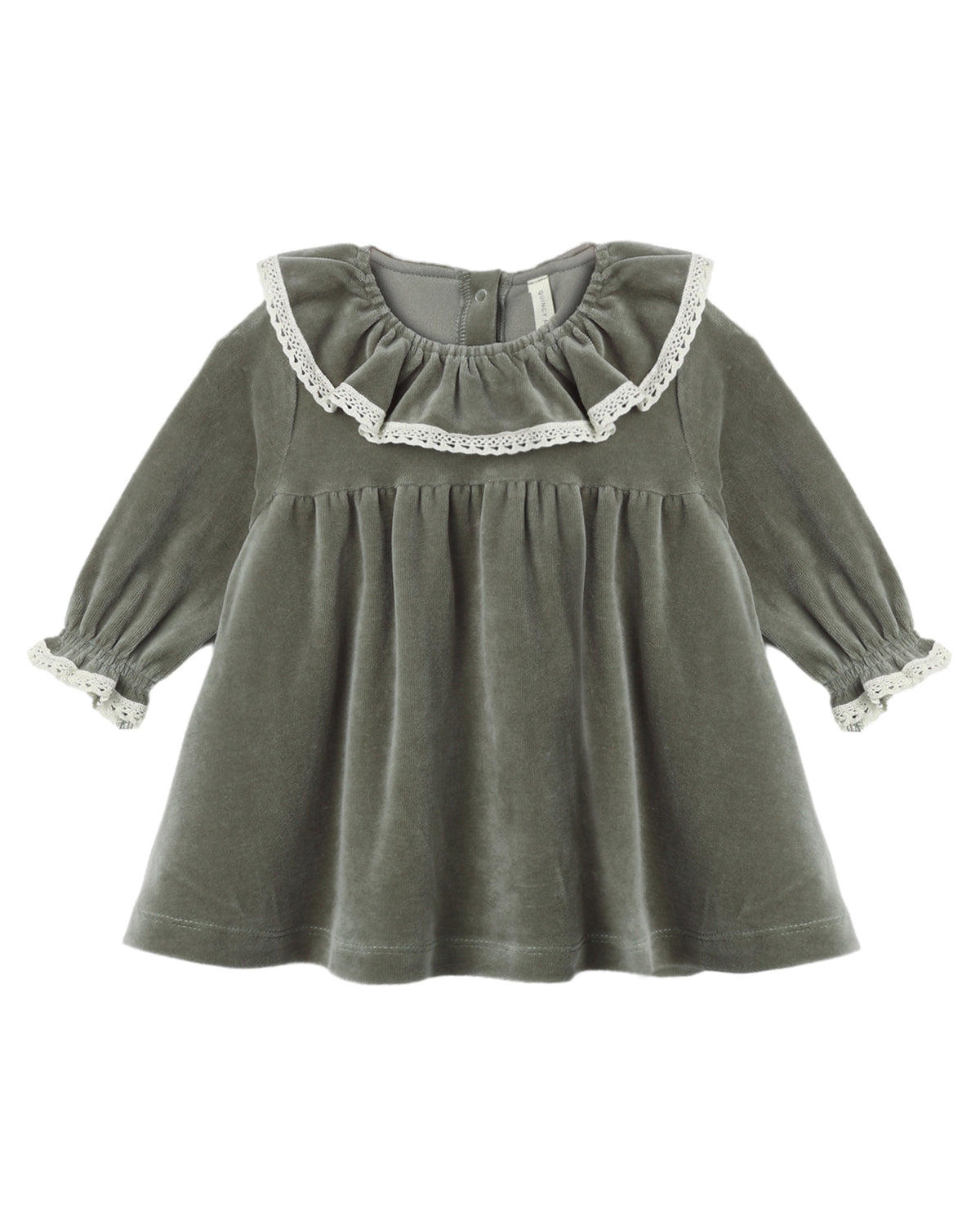 Spruce Velour Dress