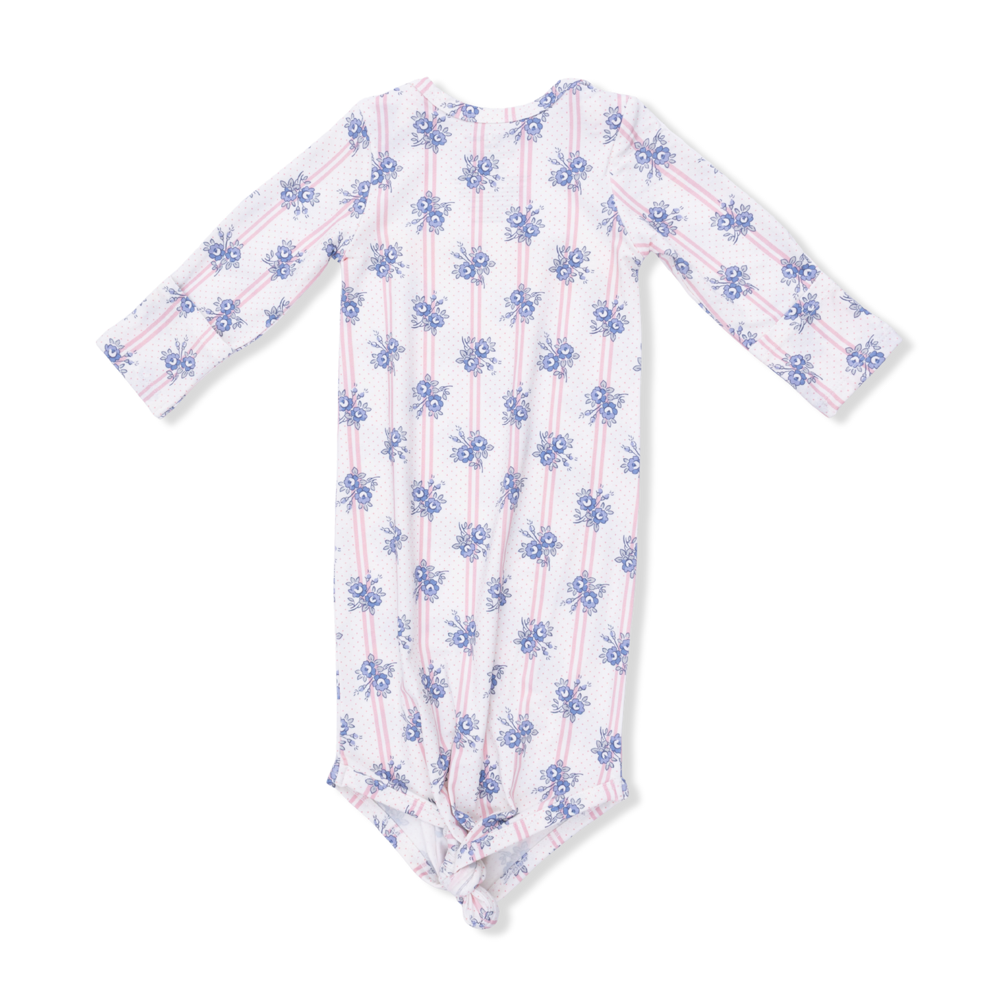 Stripe Dot Roses Knot Gown/HB