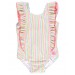 Rainbow Seersucker Waterfall One Piece