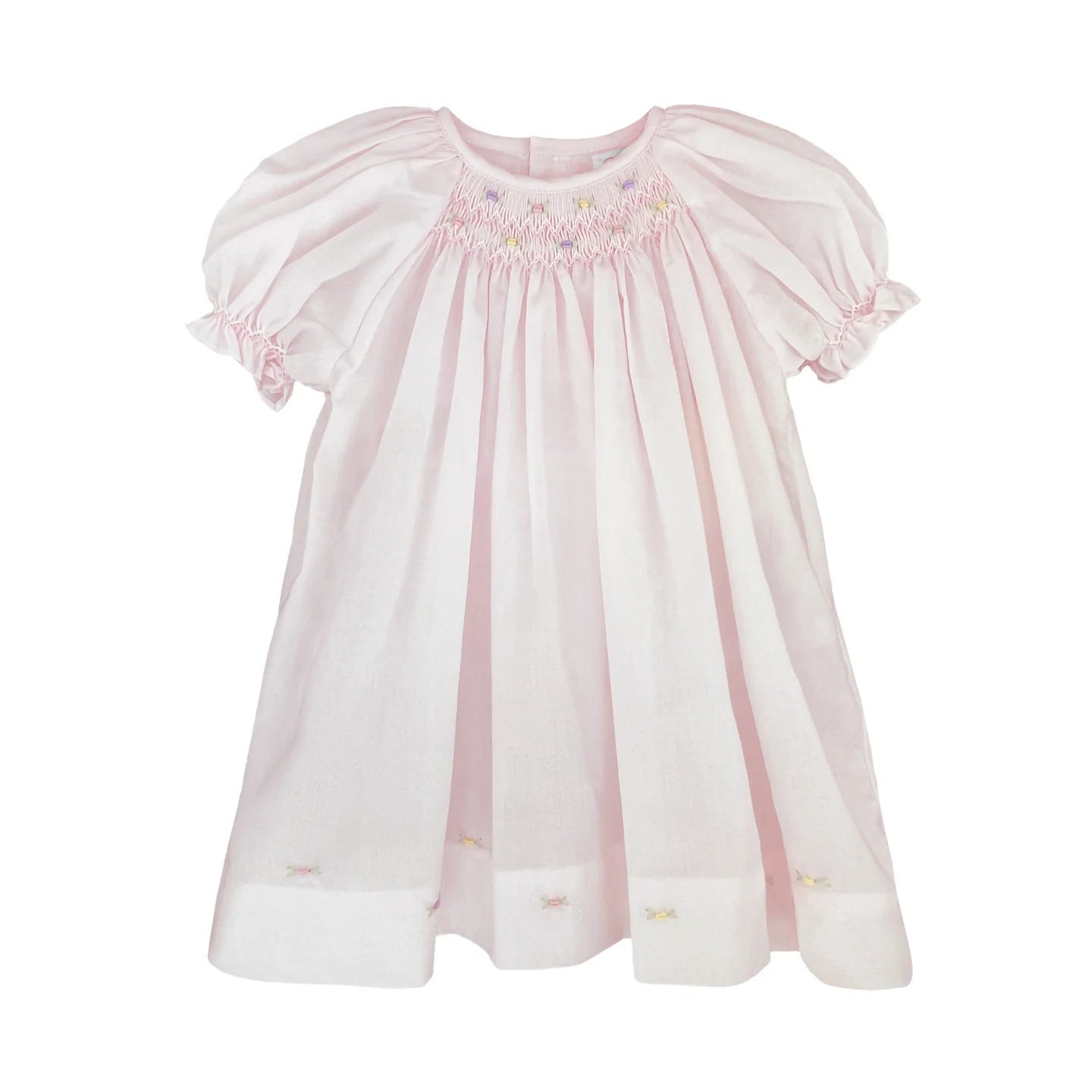 Pink Rosette Day Dress