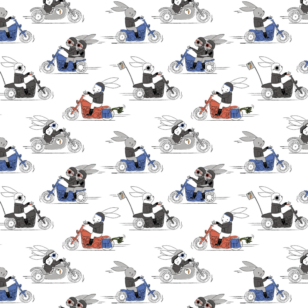 Hares on Hogs Modal Magnetic Coverall