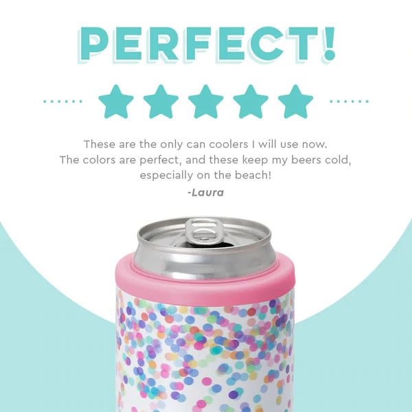 Confetti Skinny Can Cooler (12oz)