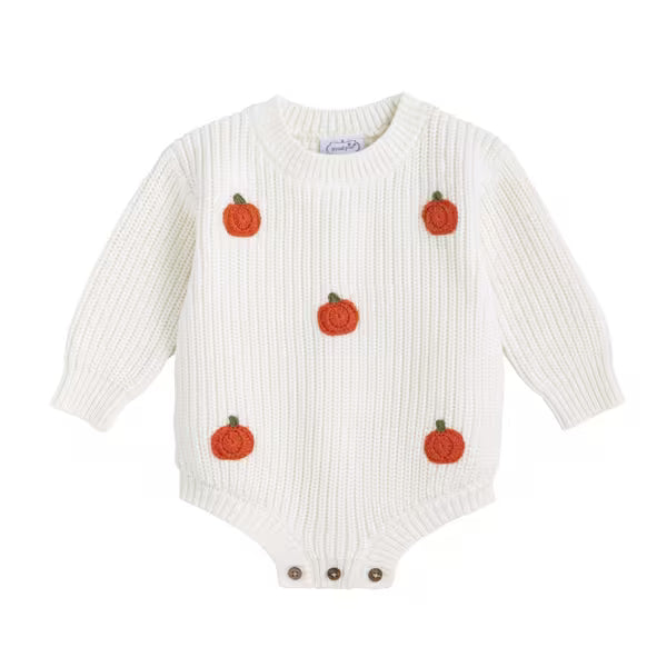 Ivory Pumpkin Sweater Bubble