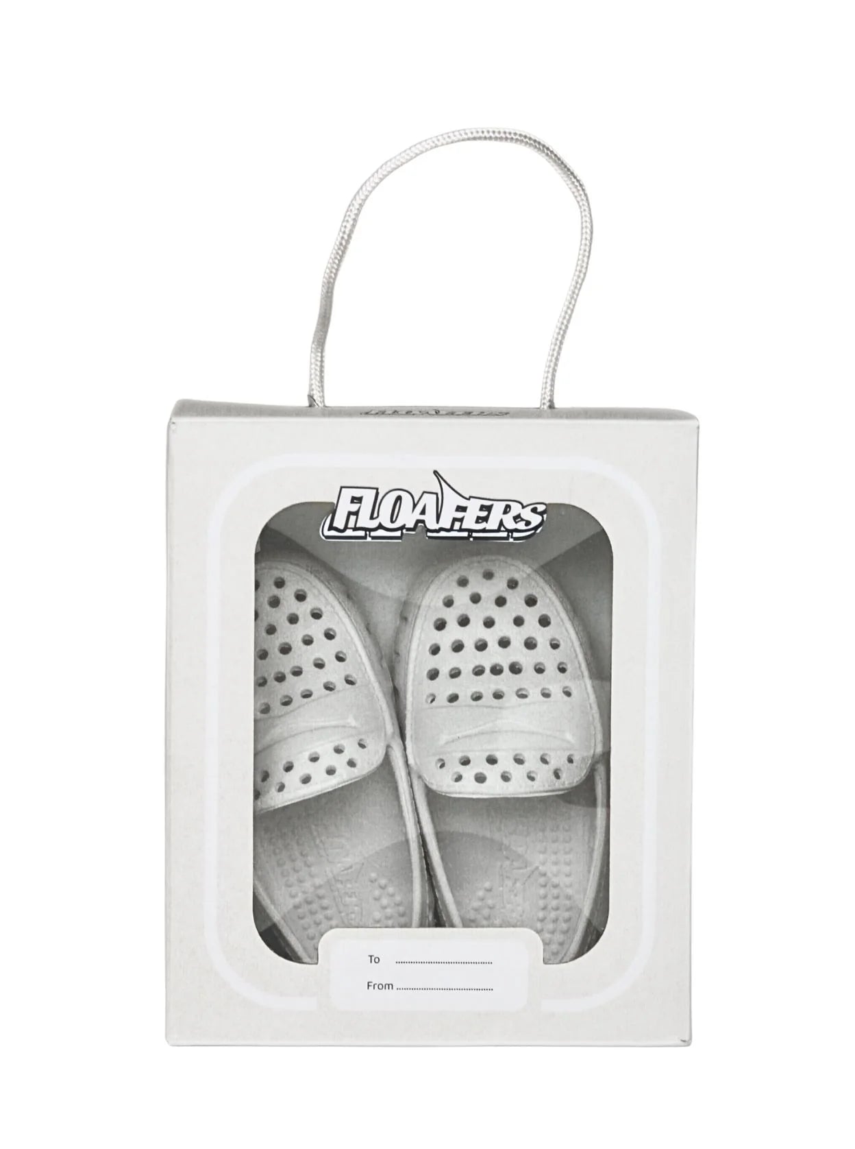 Baby Anchor Gray & White Floafer
