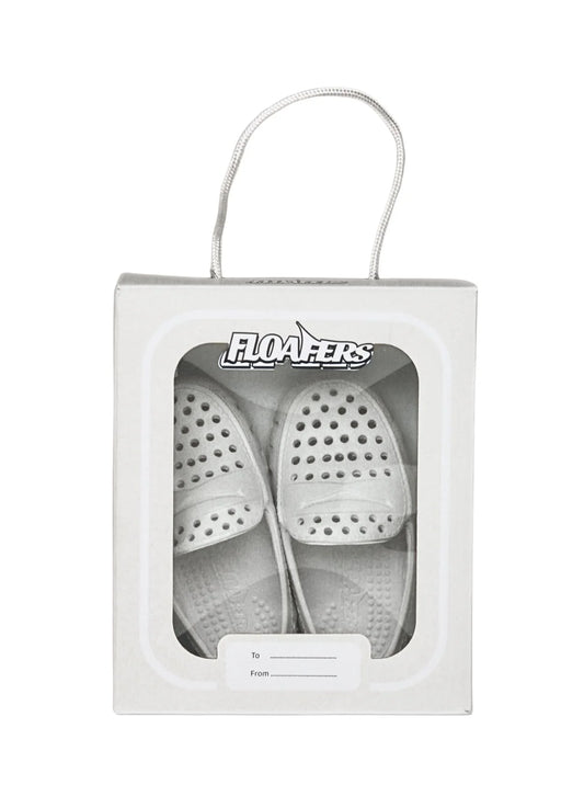 Baby Anchor Gray & White Floafer