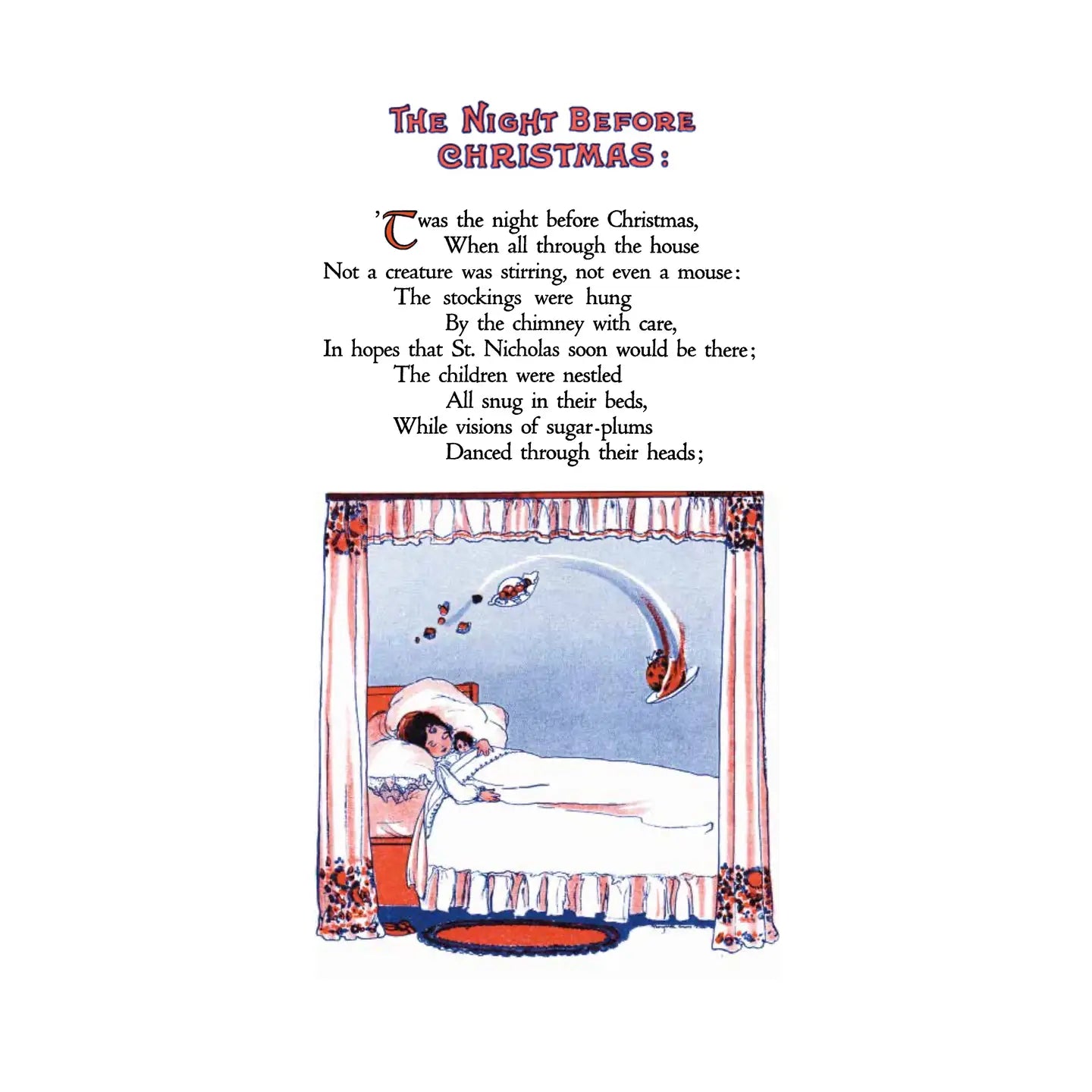 Picture Book The Night Before Christmas