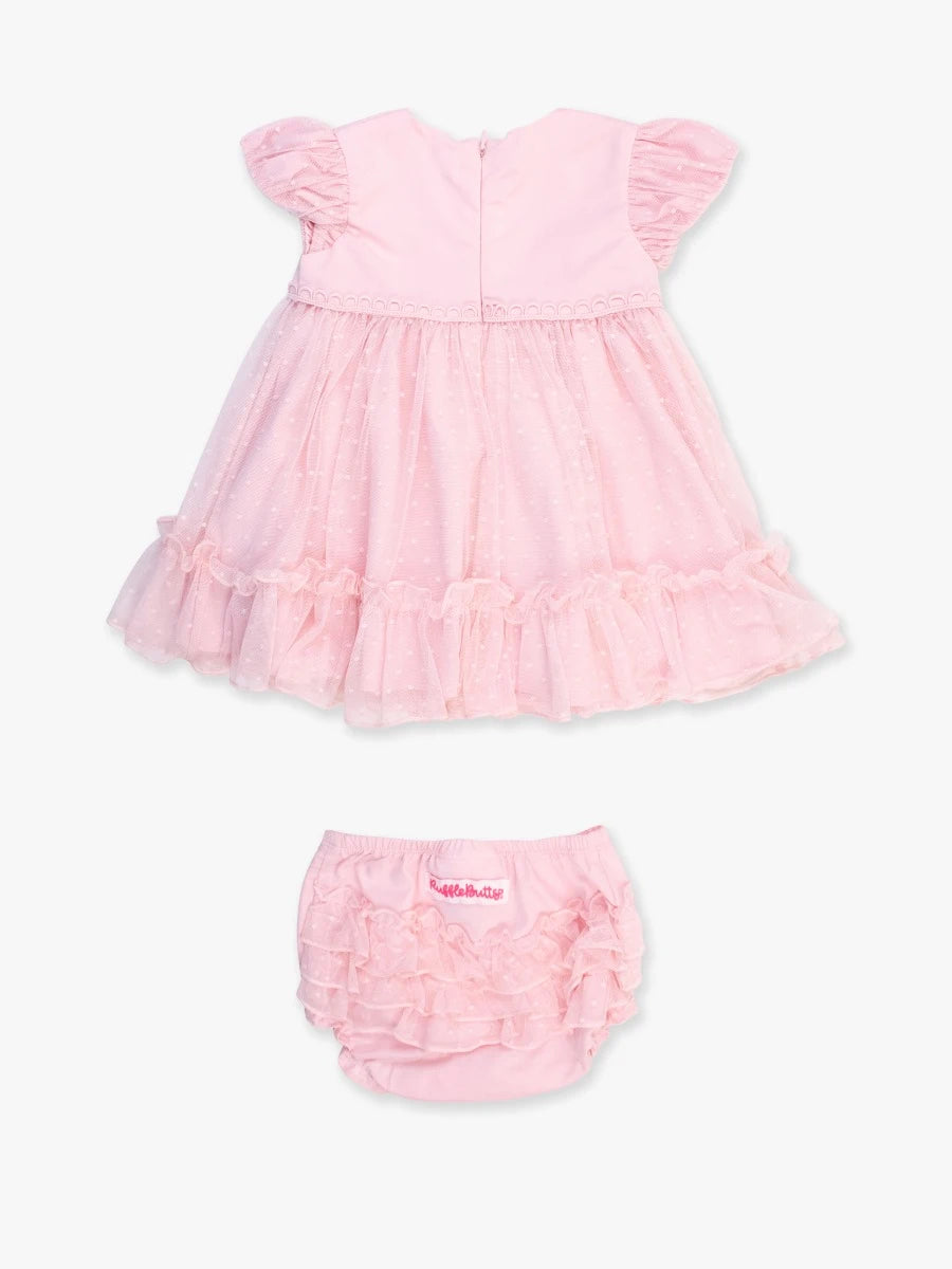 Pink Tulle Dress & Bloomer