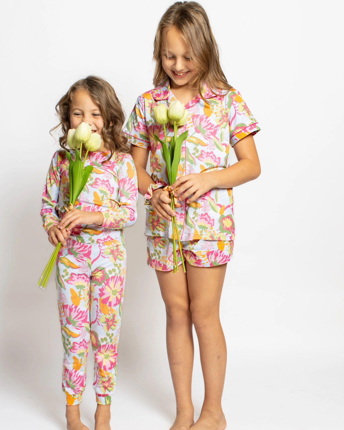 Short Summer Bouquet PJ Set