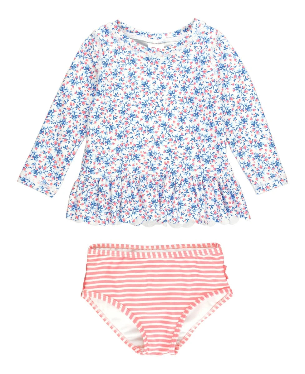 Cottage Tea Time Scallop LS 2PC