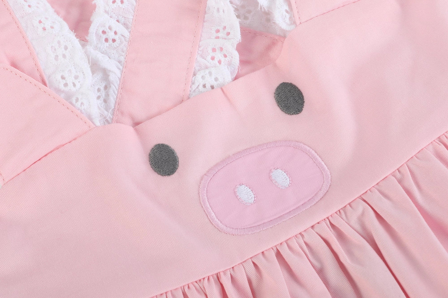 Pink & Lace Piggy Dress