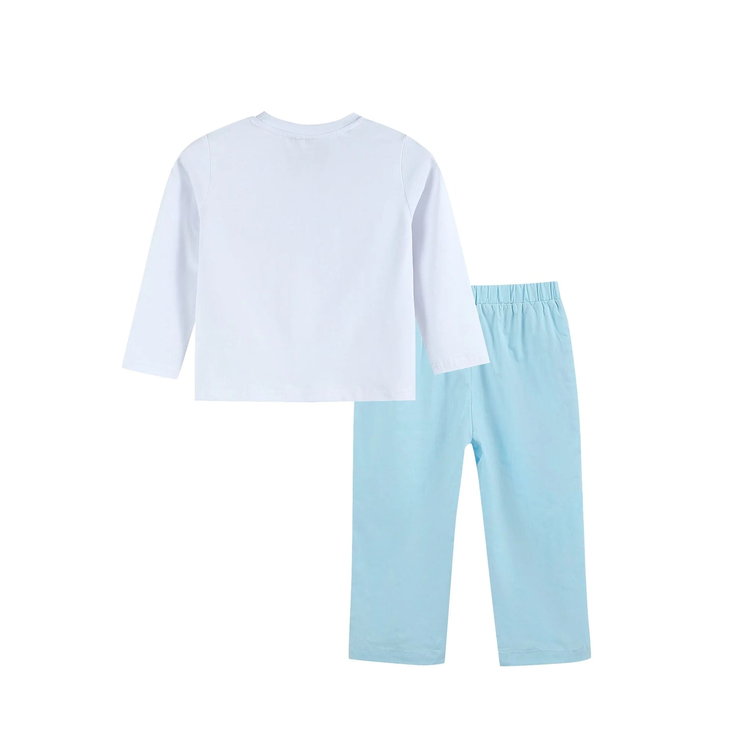 Santa Smock Shirt & Blue Pant Set