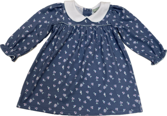 Dusty Blue Peter Pan Dress