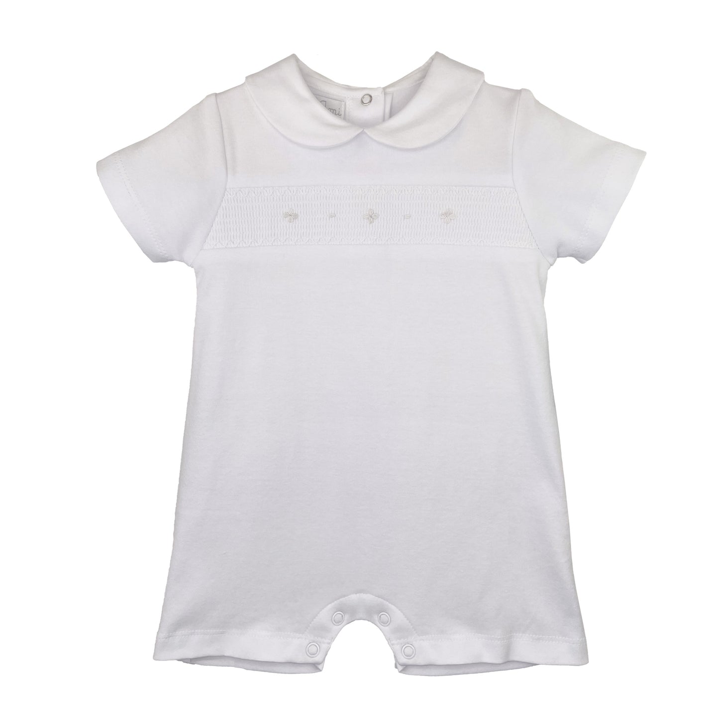White Smock Romper
