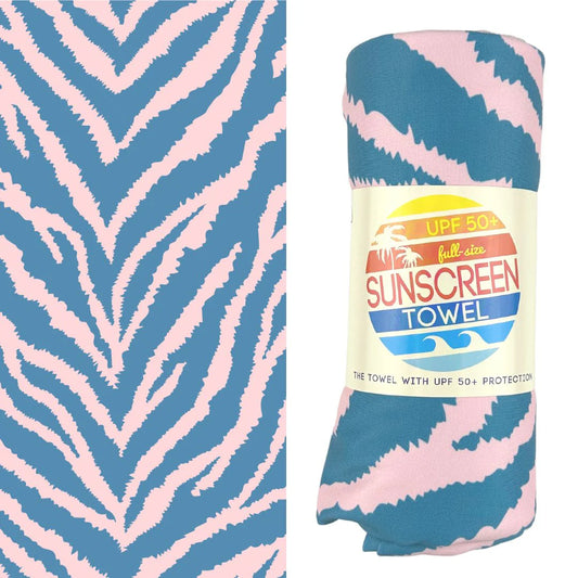Zebra  Full UPF50Towel