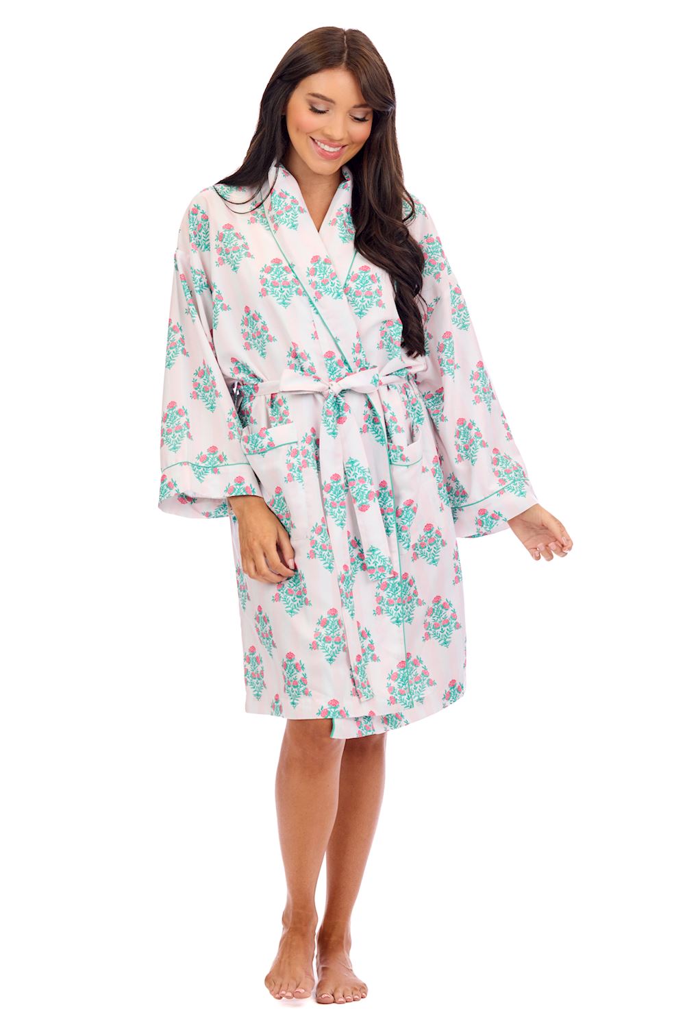 Dahlia Block Robe