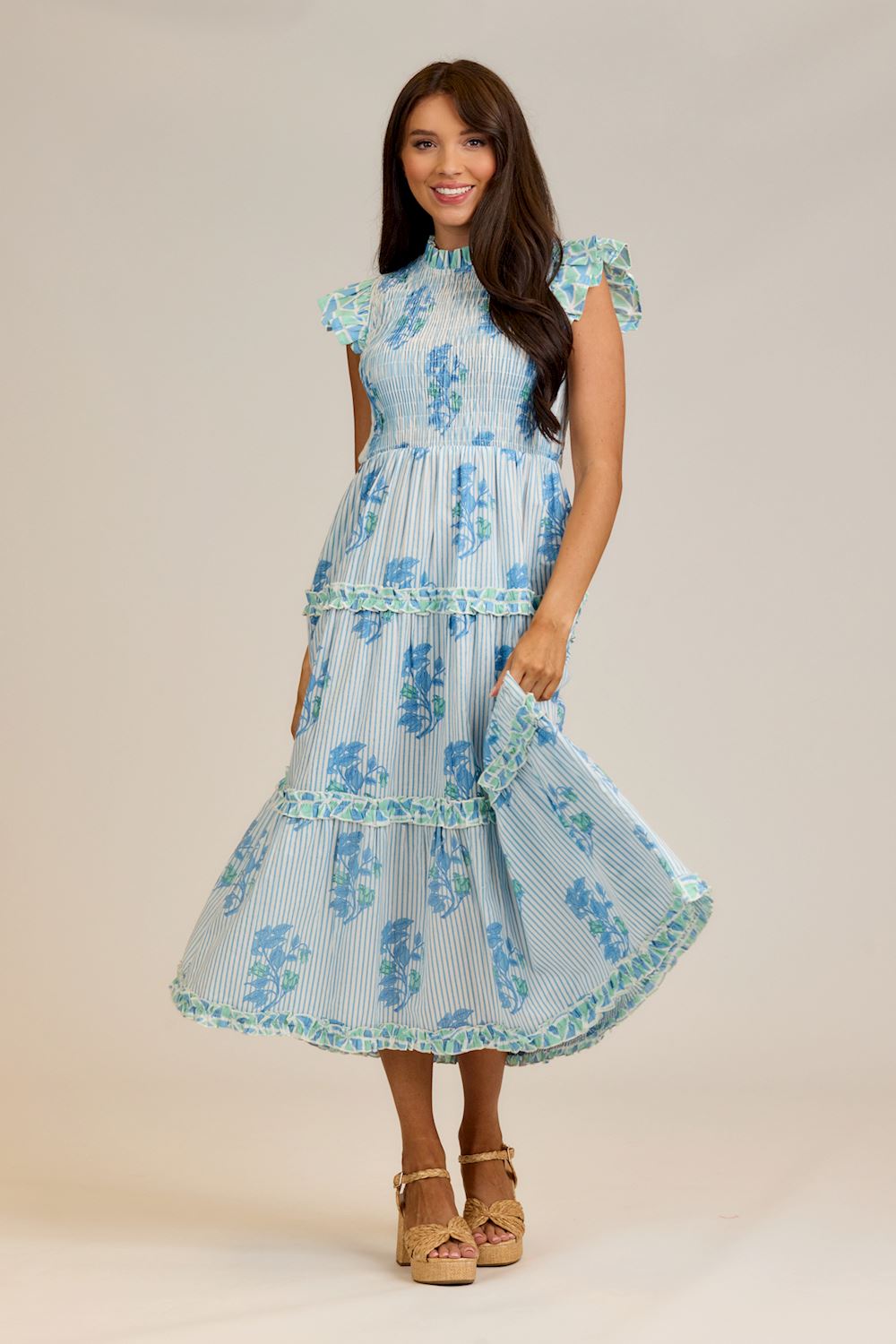 Perin Smock Midi Dress