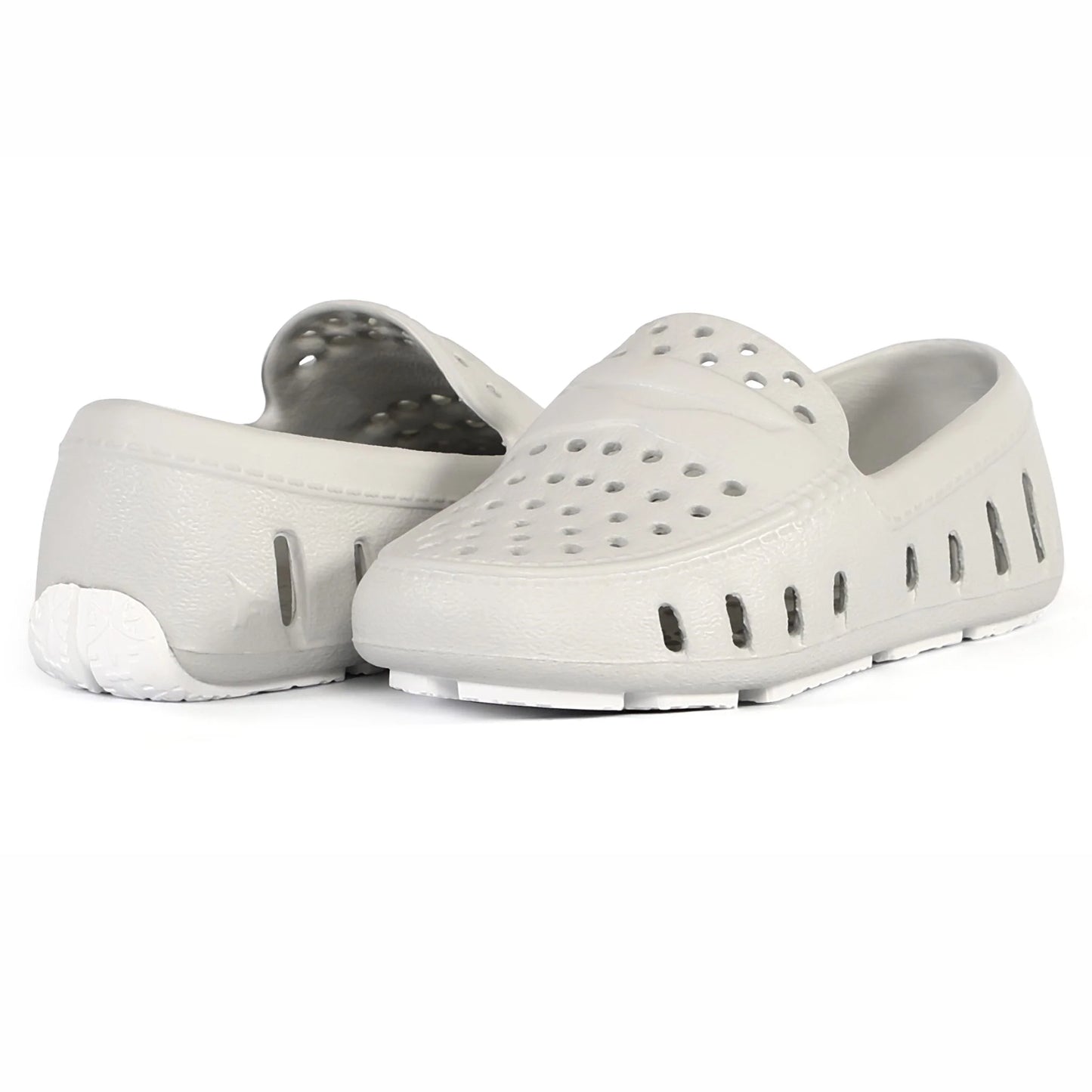 Baby Anchor Gray & White Floafer