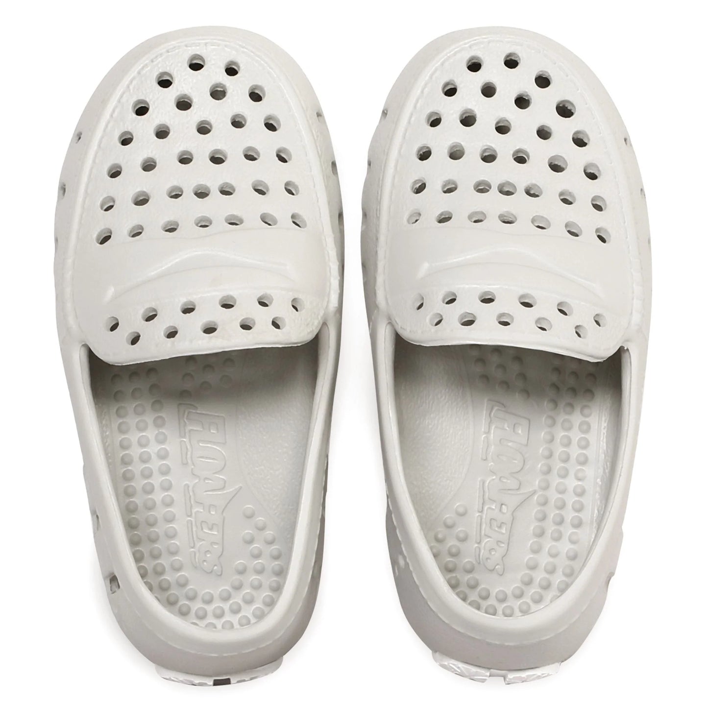 Baby Anchor Gray & White Floafer