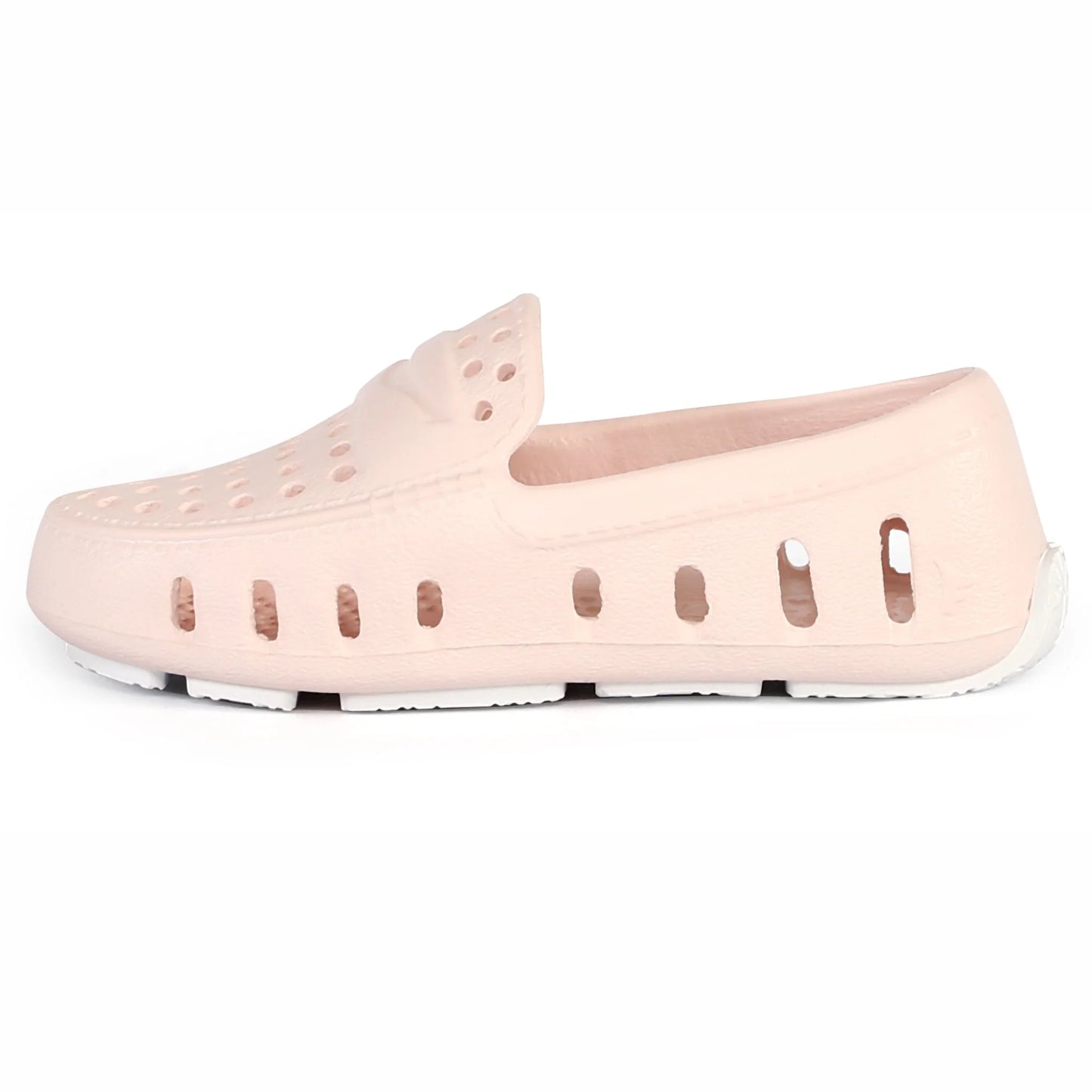 Baby Anchor Pink & White Floafer