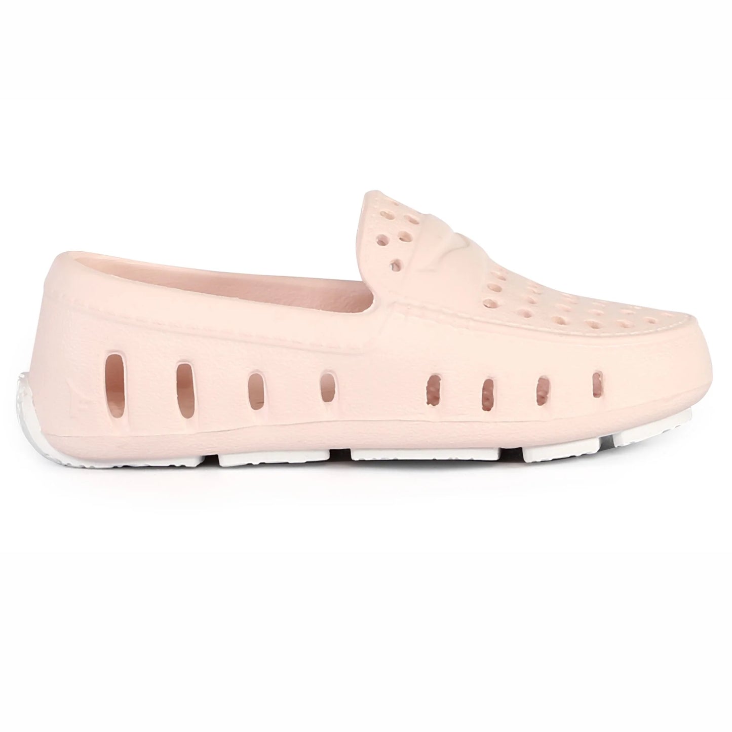 Baby Anchor Pink & White Floafer