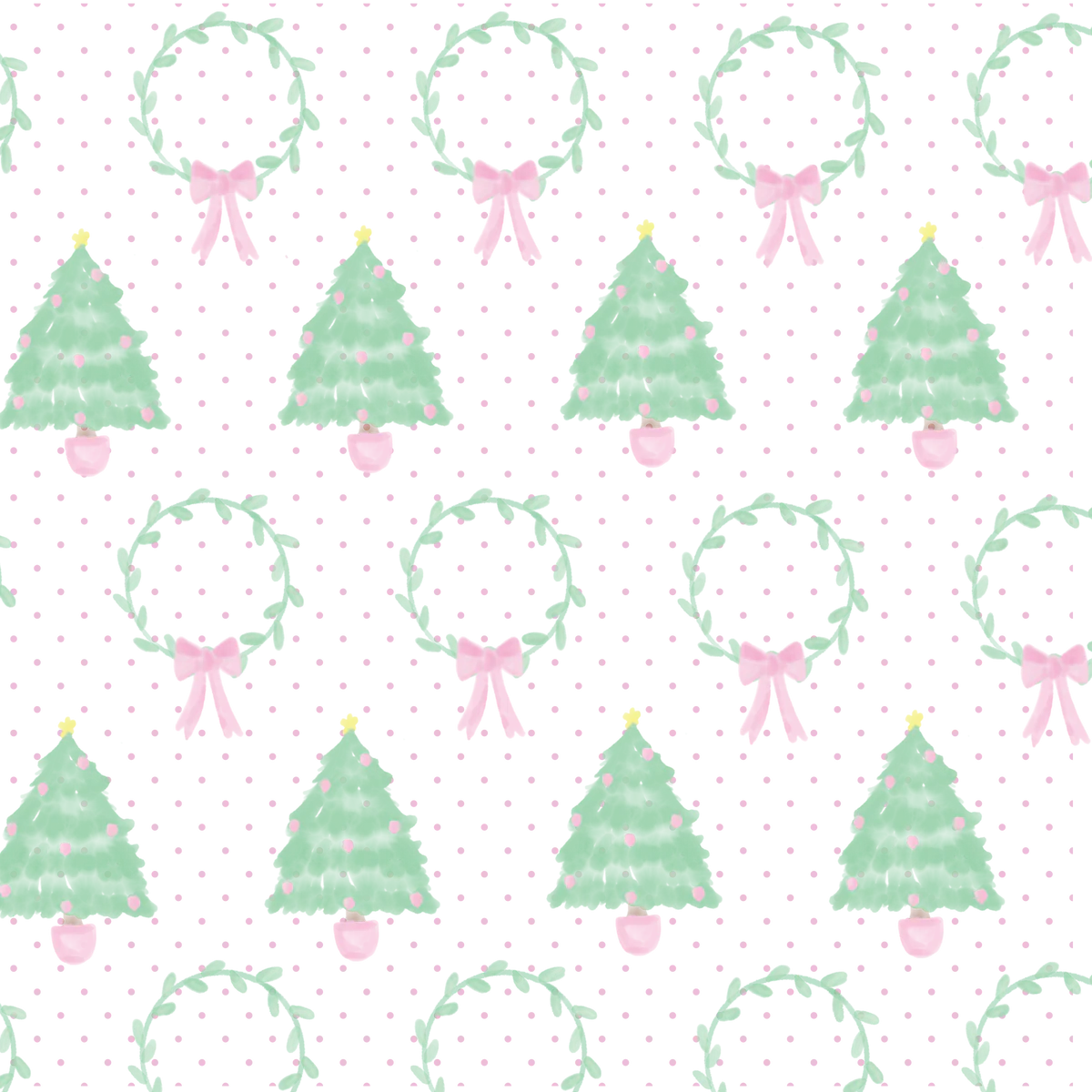 Pink Christmas Tree Dress