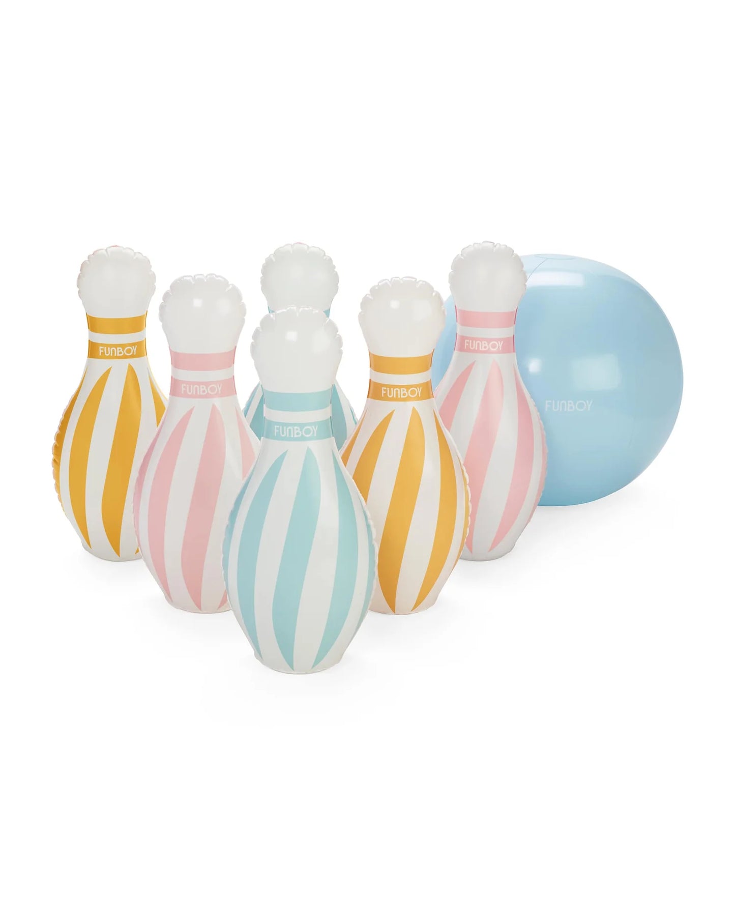 Pastel Rainbow Bowling Set